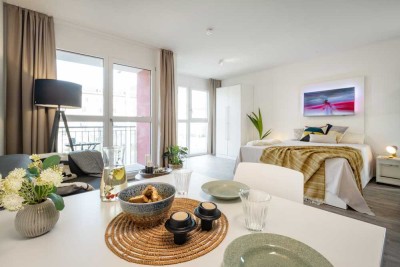 Möbliertes Premiumapartment mit Einbauküche und Balkon in Top-Lage