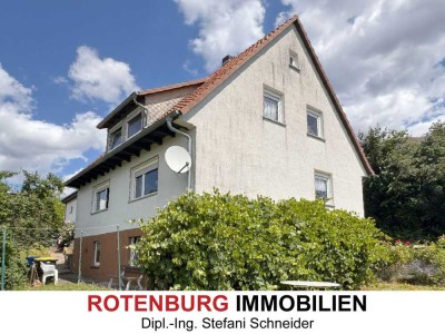 Großes Grundstück, toller Ausblick und viele Zimmer in Bebra-Breitenbach