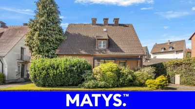 Recklinghausen Ost | Freistehendes Zuhause mit Einliegerwohnung, Garage und grünem Wohlfühlgarten