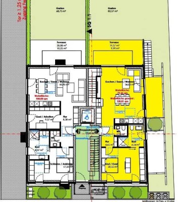 Fast wie im eigenen Haus! 121m²  Neubauwohnung mit Terrasse und Garten.