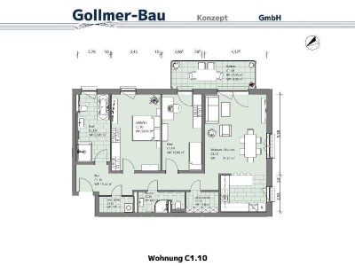 Helle Eigentumswohnung mit 3 Zimmern, Gäste-Dusche und Balkon in Südost-Ausrichtung