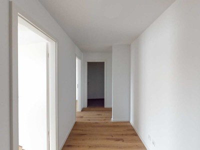 4-Zimmer-Neubauwohnung mit besonderes geräumigen Schnitt