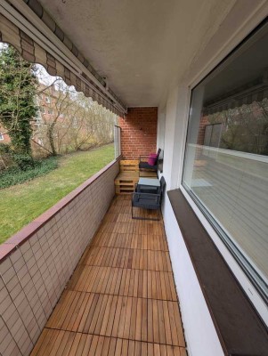 Helle 3-Zi-Wohnung mit EBK; Duschbad, Westbalkon