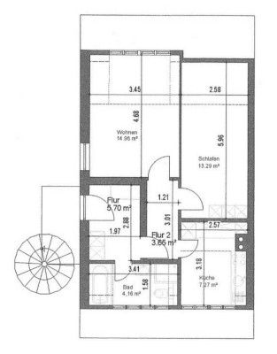 Erstbezug nach Sanierung, 2 Zimmer-Wohnung mit Einbauküche in Garching b. München