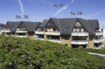 2-Zimmer-Wohnung in Toplage direkt hinter den Dünen von Westerland