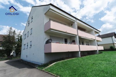 Sehr helle und gepflegte 3-Zimmer-Wohnung mit Balkon und Garage in Pfuhl!