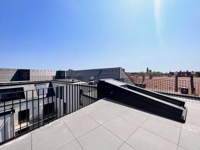 lichtdurchflutetes Penthouse mit 360° Dachterrasse in bevorzugter Wohnlage Nahe Rüdesheimer Platz