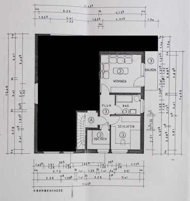 Zwei Zimmer Wohnung (43qm), 1.OG, ruhige Lage in Waltrop zu vermieten