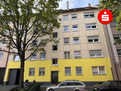 Gepflegte und solide vermietete 2 Zimmer Wohnung in zentraler Lage von Nürnberg!