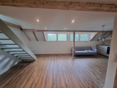 Wunderschöne Dachgeschoss-Wohnung im Grünen und ruhiger Lage /Erstbezug!