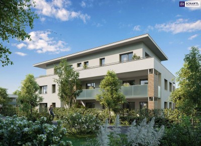 SENSATIONELLE GARTENWOHNUNG! ERSTBEZUG! Wohnoase mit großartiger Begrünung in Graz-Liebenau – großzügig, grün &amp; familienfreundlich! Für Schnellentschlossene: Jetzt Küchengutschein im Wert von € 3.000,-- sichern - gültig bis 12.12.2025!