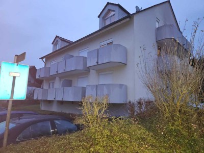 Geschmackvolle, vollständig renovierte 2-Raum-Hochparterre-Wohnung mit Balkon in Sembach