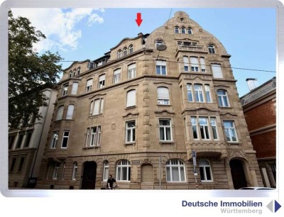 Spektakuläre 5,5 Zimmer-DG-Mietwohnung mit Terrasse und Traumblick in Stuttgart-Süd