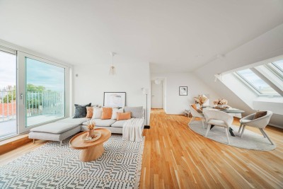 Dachgeschoss mit Weitblick: Urban. Modern. Exklusiv.