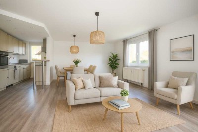 Gartenwohnung mit 4 Zimmern in Zeesen - Erstbezug nach Renovierung