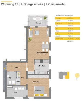 NEUE großzügige 2 - Zimmer - Eigentumswohnung im Frankenforst