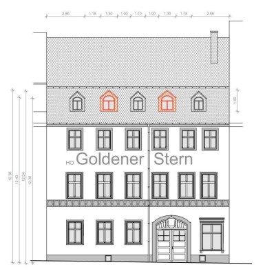 Moderne Dachgeschosswohnung mit Terrasse in zentraler Lage zum Erstbezug