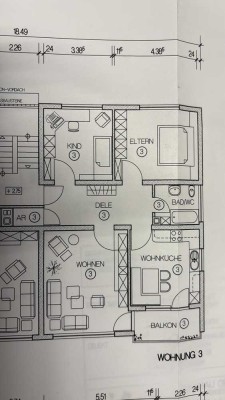 Frisch kernsaniert: 3-Zi., 78 m², Balkon, neue EBK & Stellplatz in ruhiger Lage