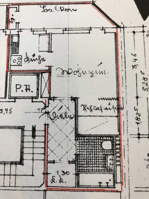 1-Zimmer-Wohnung in Düssseldorf mit Balkon, Einbauküche  mit Herd, Spülmaschine und Waschmaschine