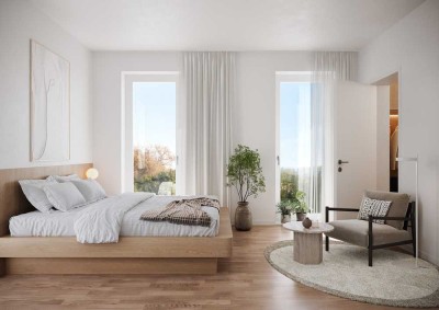 Weißensee: Langhansstr: ERSTBEZUG im NEUBAU ab September 2025: 2-Zimmer-TERRASSEN-Wohnung