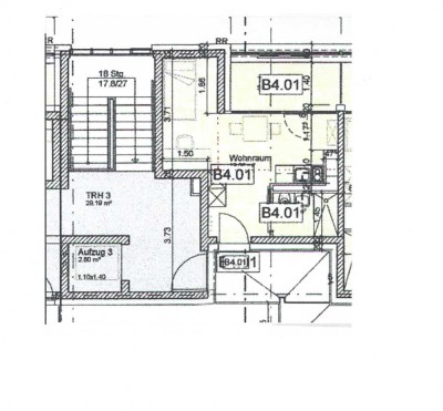 vollmöblierte 1-Raum-Wohnung mit Balkon und TG-Stellplatz in Würzburg