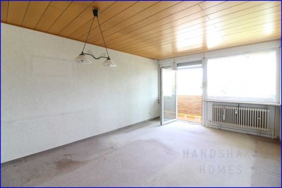 Barrierearm! Renovierungsbedürftige 2-Zimmer-Wohnung in Top-Lage