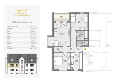 Hillesheim: Gemütliche 3-ZKB-Wohnung zum Wohlfühlen!