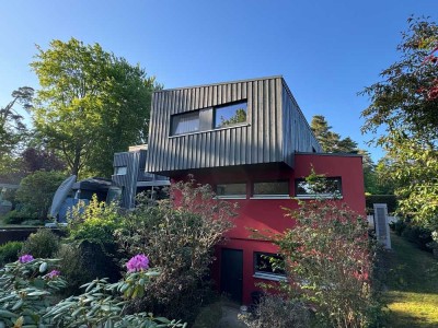 Architektenhaus von privat, Top Lage am Waldrand, PV, Speicher mit Notstrom, Wärmep., Fußbodenheiz.