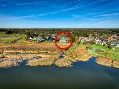 Darßer Wohntraum mit Wasserblick, eigenem Bootssteg, 4 Einheiten und TOP-Ausstattung