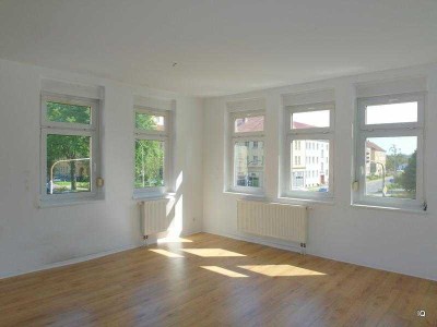 Große und helle 2-Zimmer-Wohnung mit neuem Laminatboden "Dielenoptik" und Bad mit Dusche