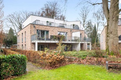 Am Naturschutzgebiet zuhause: Großzügige Maisonette mit Terrasse und Balkon