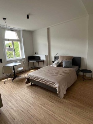 Erstbezug: Lichtdurchflutetes Möbliertes City-Apartment mit Blick auf die Karlshöhe