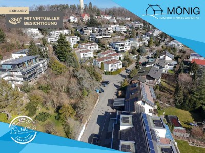 Gelegenheit an der Waldburg! Helle 3,5 Zimmer Wohnung mit Garten, Balkon, 2 Garagen in Böblingen