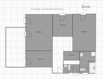 Helle 3-Zimmer Erdgeschosswohnung in Eimsheim mit Garten