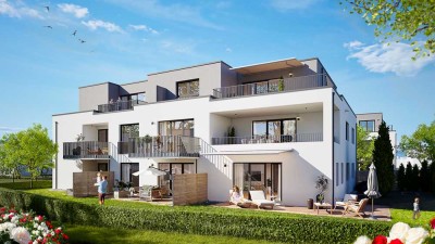 4-Zimmer-Wohnung mit großem, überdachtem Südwestbalkon