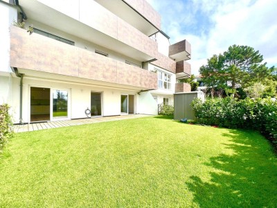 TRAUMHAFTE WOHNUNG mit Garten und Terrasse in Bestlage Schafberg I ERSTBEZUG I absolute Ruhe- und Grünlage I Tiefgaragenparkplatz I Klimavorbereitung