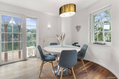 3-Zimmer-Wohnung mit Seeblick &amp; Badeplatz in Moosburg, Wörthersee Nähe