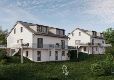 Neubau: 2 Doppelhäuser in Höchberg