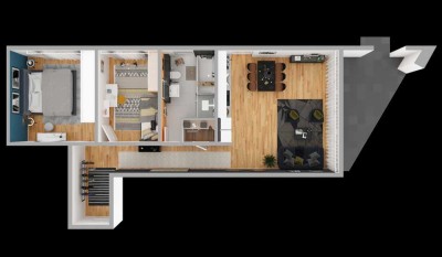 Erstbezug 3-Raum-Wohnung Hochwertige Ausstattung + Garageng