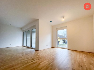 Geförderte 2-Zimmer-Wohnung mit Tiefgaragenparkplatz und Loggia in Gallspach. Erstbezug!