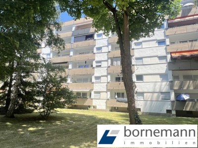 Zabo, Nähe Ortskern! Hell + freundlich! Demnächst frei! 3-Zi.-ETW mit Südbalkon + TG!