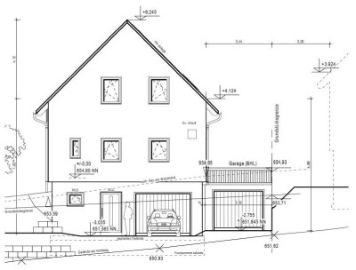 Freistehendes EFH mit Garage im Keller und traumhaftem Ausblick - NEUBAU - Telefon: 0162-4197345