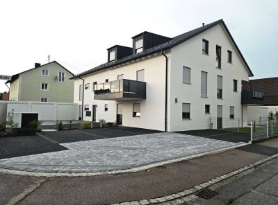 Hohenwart! 4-ZKB EG-Wohnung + 46 m² Hobbykeller, Garten, FBH, elektr. Rollläden, Garage u. Stellpl.!