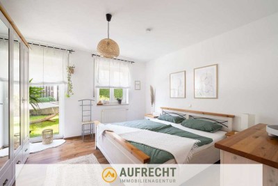 A U F R E C H T °FAMILIENGLÜCK IM GRÜNEN° Ruhige 4-Zi.-Gartenwohnung in kinderfreundlicher Lage