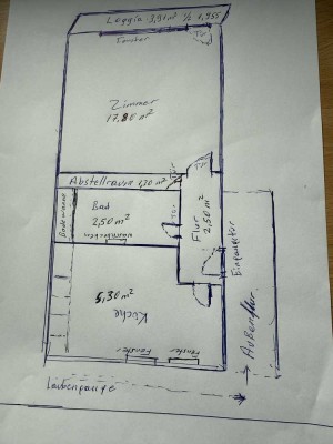 Charmante 1-Zimmer Wohnung im 2. OG mit Balkon in Schwabing-West