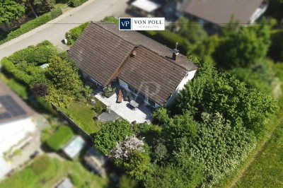 Familienfreundliches Einfamilienhaus im Bungalow-Stil am Ortsrand von Schafhausen