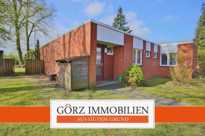 Großzügiger Atrium-Bungalow mit ca. 196 m² Wohn/Nutzfl. großem Grundstück und TG in Toplage!