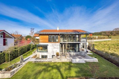 Wohnen in Naturidylle: Haus in modernem Design