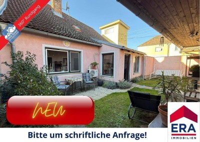 Hausbrunn - Rustikales Häuschen mit Garten, Werkstatt und Nebengebäude!