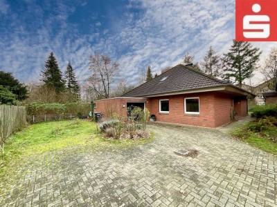 Schöner Bungalow mit separater Gewerbehalle im Luxkampgebiet, Nordhorn